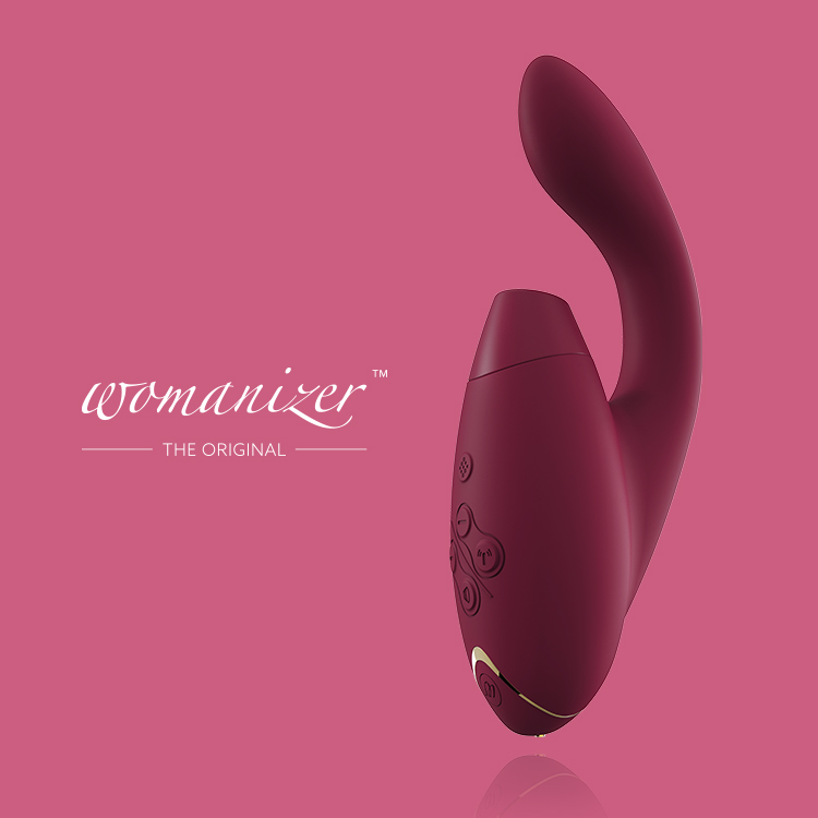 Womanizer｜德國 Duo 玩美女人 吸吮愉悅器 深紅
